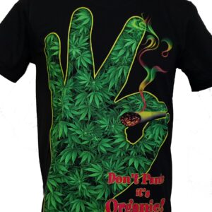 Weed t-shirt size M (Glow in the Dark)