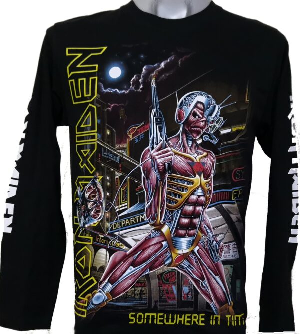 Iron Maiden long-sleeved t-shirt Somewhere in Time size M