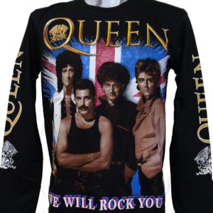 Queen long-sleeved t-shirt We Will Rock You size M
