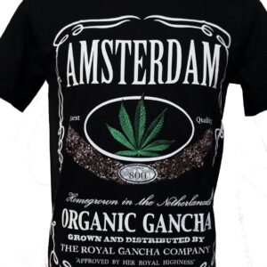 Weed t-shirt Amsterdam size M (Glow in the Dark)