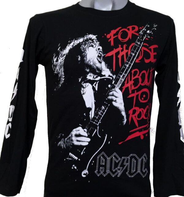 AC/DC long-sleeved t-shirt For Those About To Rock size XL