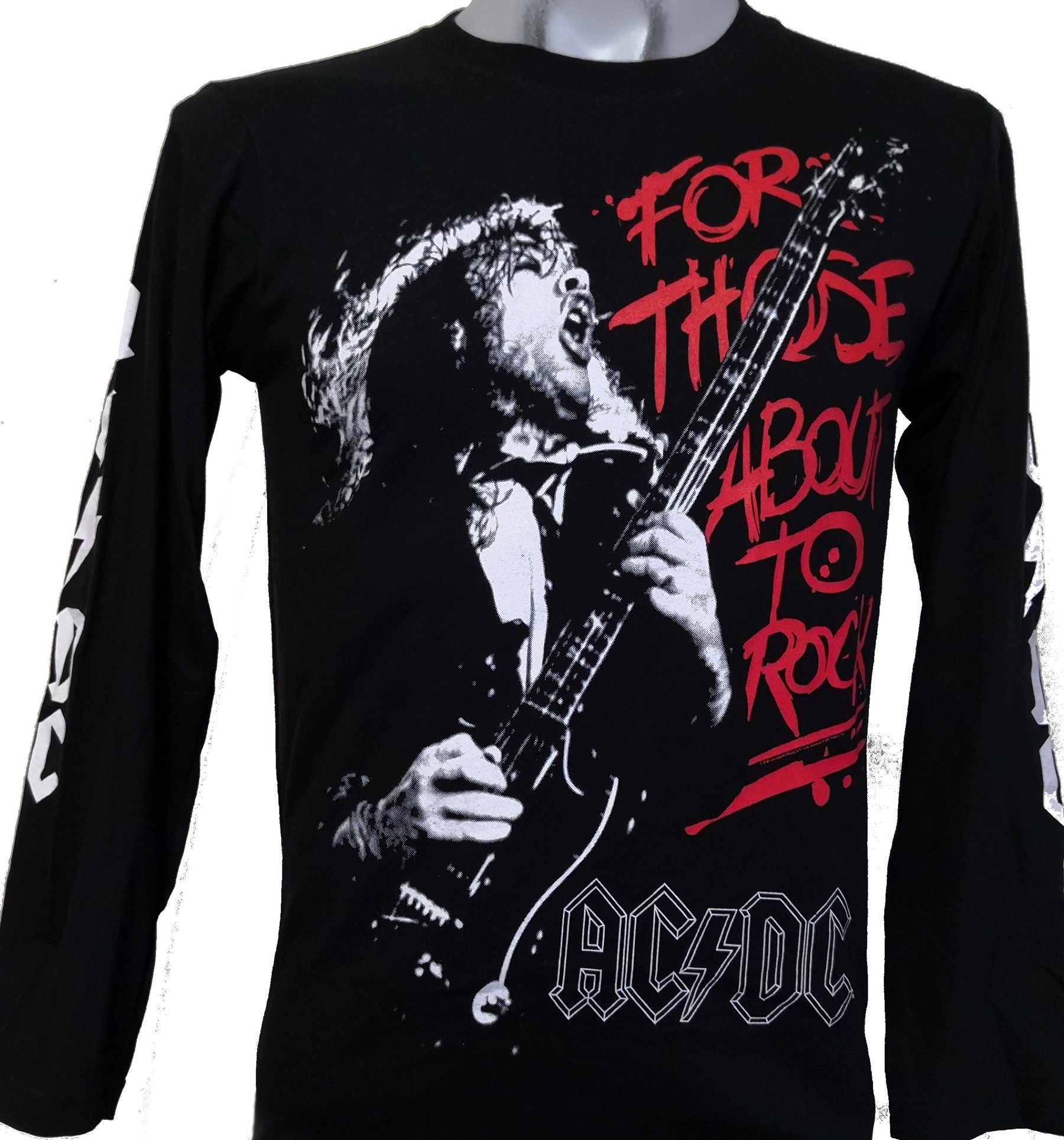 AC/DC long-sleeved t-shirt For Those About To Rock size S – RoxxBKK