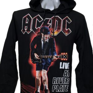AC/DC long-sleeved t-shirt w/hoodie Live at River Plate size M