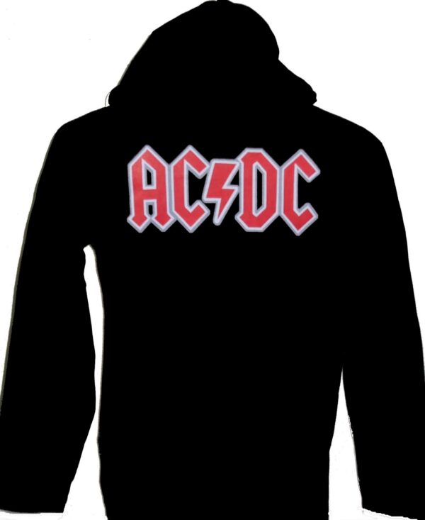 AC/DC long-sleeved t-shirt w/hoodie size M - Image 2