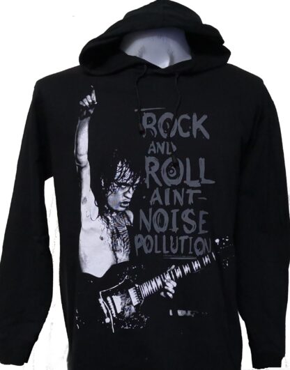 AC/DC long-sleeved t-shirt w/hoodie Rock and Roll ain`t Noise Pollution size L