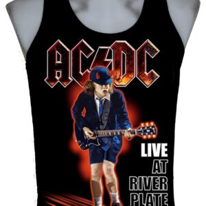 AC/DC tank top Live at River Plate size S