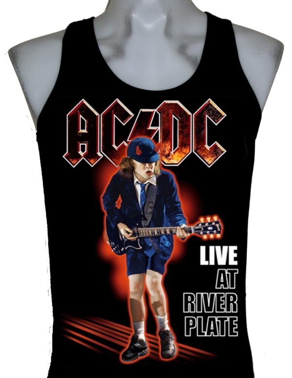 AC/DC tank top Live at River Plate size S