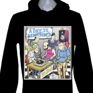 A Day To Remember long-sleeved t-shirt w/hoodie Old Record size M