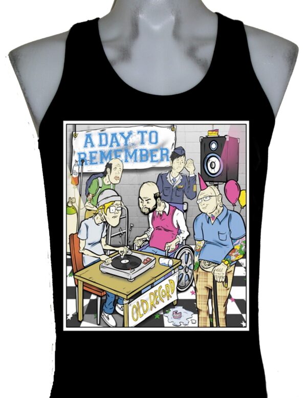 A Day To Remember tank top Old Record size XL