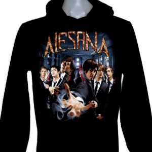 Alesana long-sleeved t-shirt w/hoodie size M