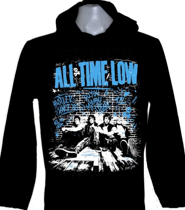 All Time Low long-sleeved t-shirt w/hoodie size L