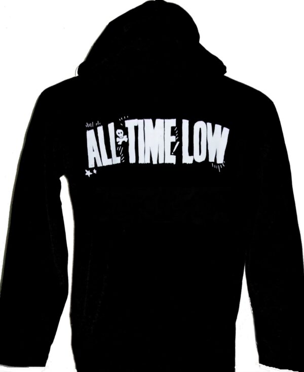 All Time Low long-sleeved t-shirt w/hoodie size M - Image 2