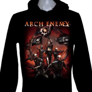 Arch Enemy long-sleeved t-shirt w/hoodie size M