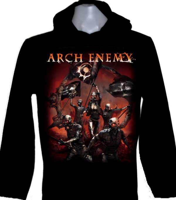 Arch Enemy long-sleeved t-shirt w/hoodie size M