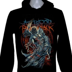 As Blood Runs Black long-sleeved t-shirt w/hoodie size M
