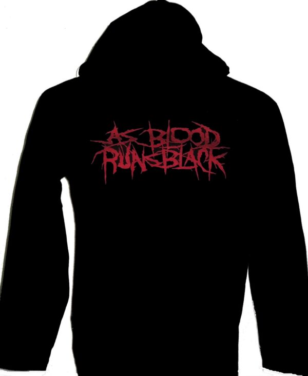 As Blood Runs Black long-sleeved t-shirt w/hoodie size M - Image 2