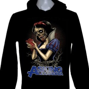 Asking Alexandria long-sleeved t-shirt w/hoodie size L