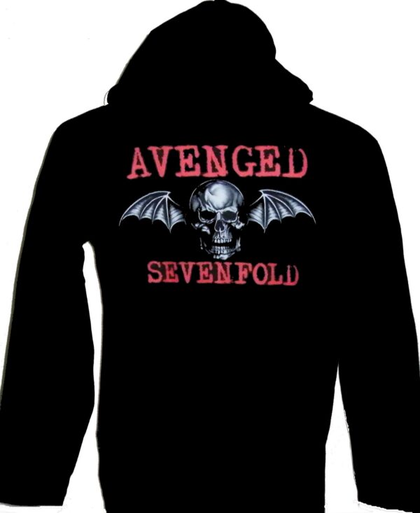 Avenged Sevenfold long-sleeved t-shirt w/hoodie City of Evil size L - Image 2