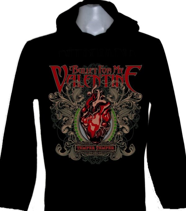Bullet For My Valentine long-sleeved t-shirt w/hoodie Temper Temper size M