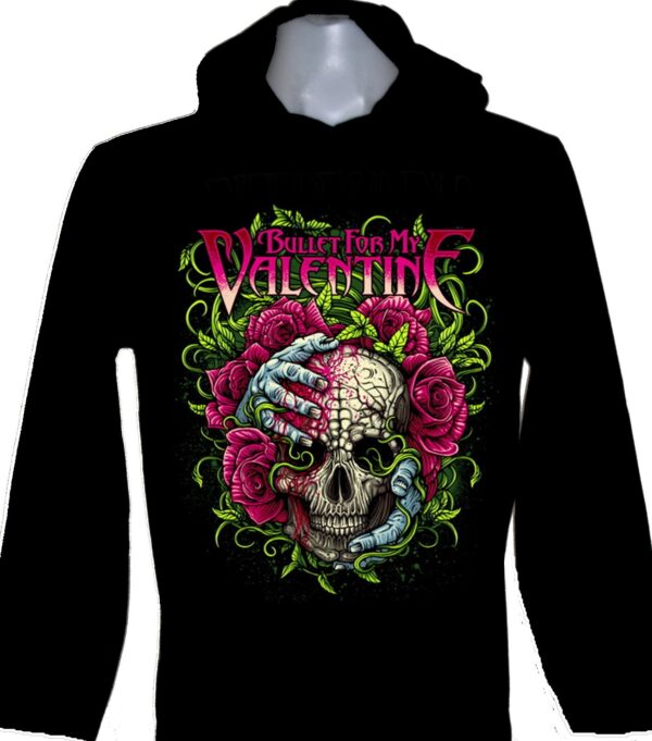 Bullet For My Valentine long-sleeved t-shirt w/hoodie size L