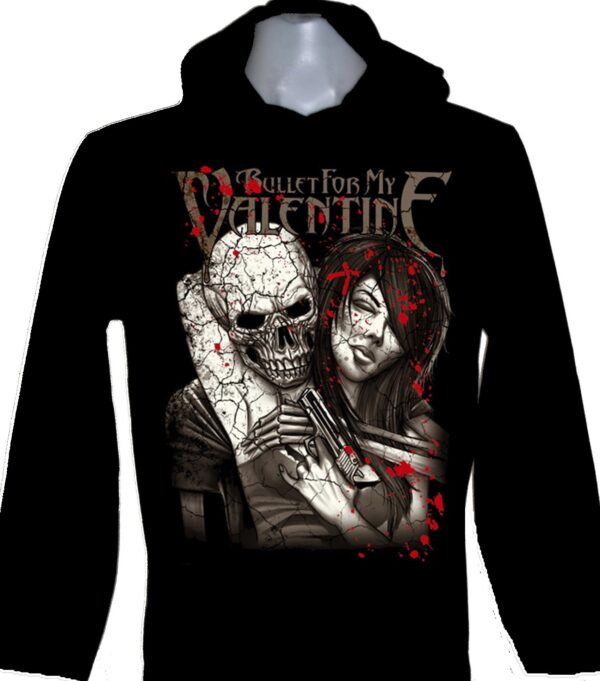 Bullet For My Valentine long-sleeved t-shirt w/hoodie size XL