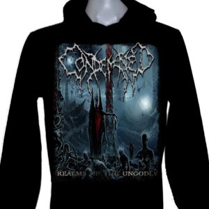 Condemned long-sleeved t-shirt w/hoodie size L