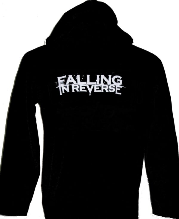 Falling In Reverse long-sleeved t-shirt w/hoodie size M - Image 2