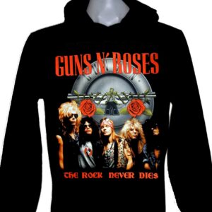 Guns `n` Roses long-sleeved t-shirt w/hoodie size L