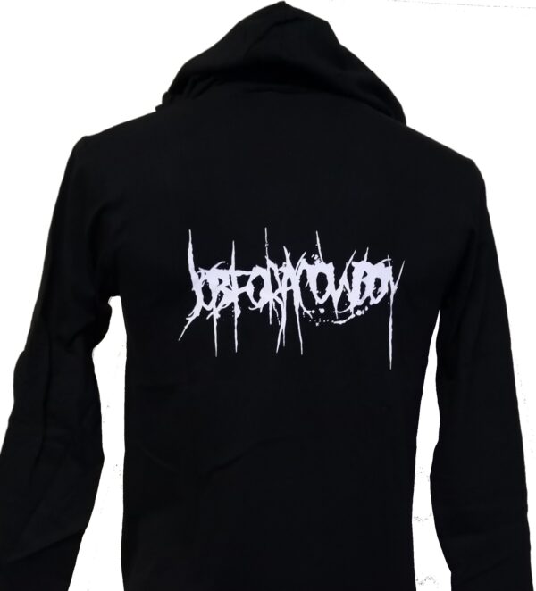 Job For A Cowboy long-sleeved t-shirt w/hoodie Demonocracy size S - Image 2