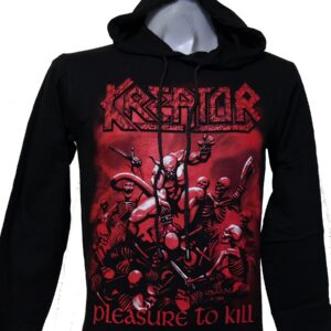 Kreator long-sleeved t-shirt w/hoodie Pleasure to Kill size S