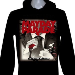 Mayday Parade long-sleeved t-shirt w/hoodie Anywhere But Here size M