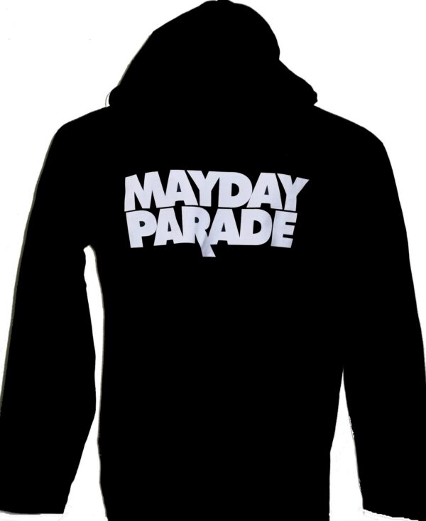 Mayday Parade long-sleeved t-shirt w/hoodie Anywhere But Here size M - Image 2