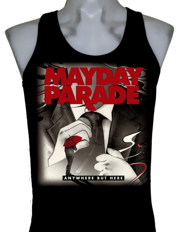 Mayday Parade tank top Anywhere but Here size XL