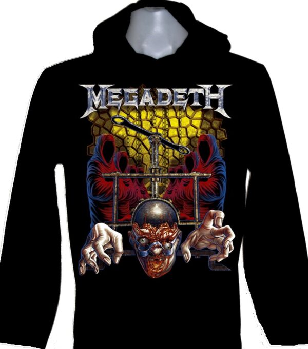 Megadeth long-sleeved t-shirt w/hoodie size M