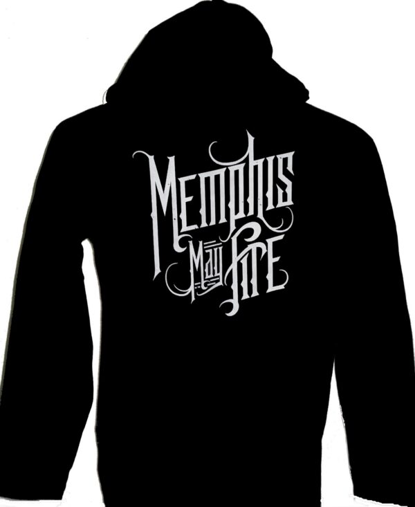 Memphis May Fire long-sleeved t-shirt w/hoodie size S - Image 2