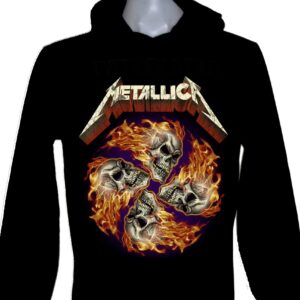 Metallica long-sleeved t-shirt w/hoodie size M
