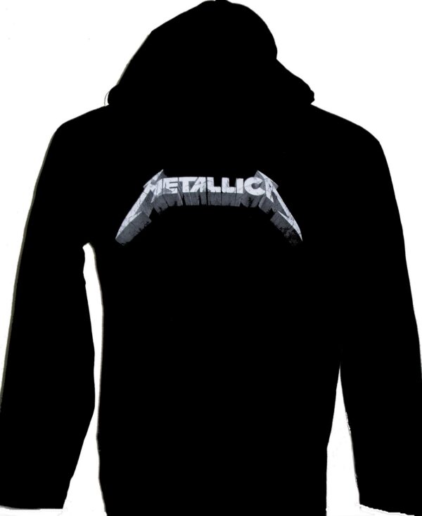 Metallica long-sleeved t-shirt w/hoodie size S - Image 2