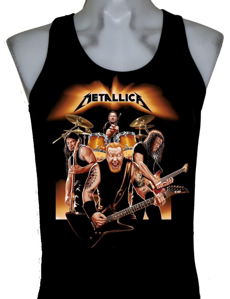 metallica ride the lightning tank top