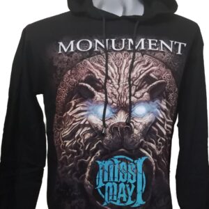 Miss May I long-sleeved t-shirt w/hoodie Monument size L