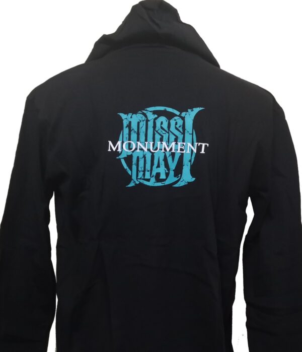 Miss May I long-sleeved t-shirt w/hoodie Monument size L - Image 2