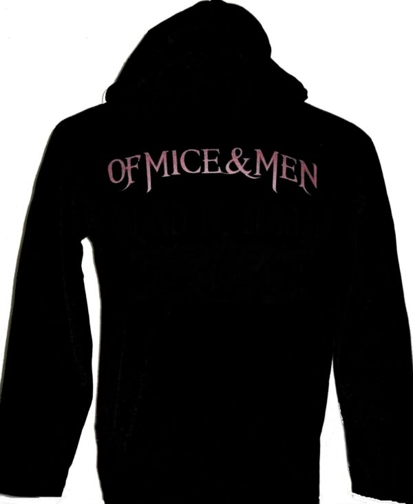 Of Mice & Men long-sleeved t-shirt w/hoodie size M - Image 2