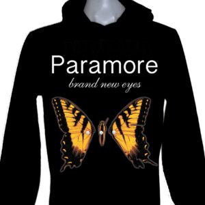 Paramore long-sleeved t-shirt w/hoodie Brand New Eyes size L