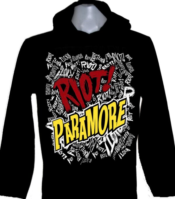 Paramore long-sleeved t-shirt w/hoodie size L
