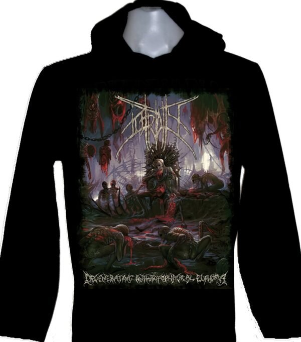 Putridity long-sleeved t-shirt w/hoodie size L