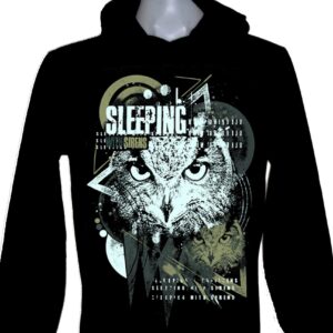 Sleeping With Sirens long-sleeved t-shirt w/hoodie size L