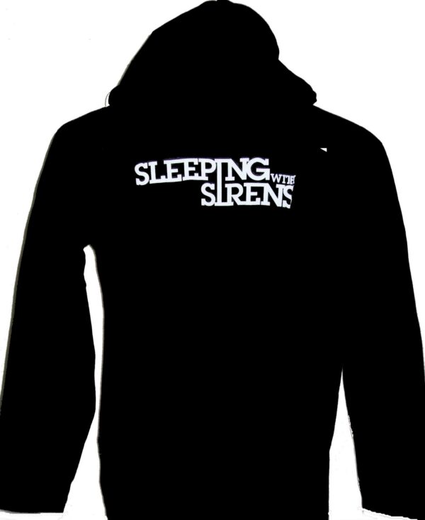 Sleeping With Sirens long-sleeved t-shirt w/hoodie size L - Image 2