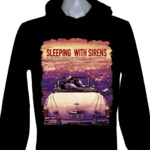 Sleeping With Sirens long-sleeved t-shirt w/hoodie size XL