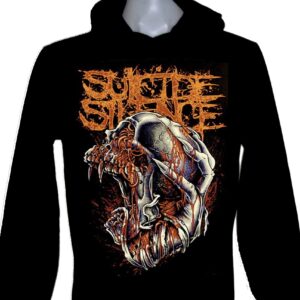 Suicide Silence long-sleeved t-shirt w/hoodie size L
