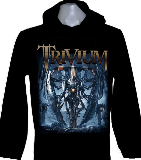 Trivium long-sleeved t-shirt w/hoodie size L