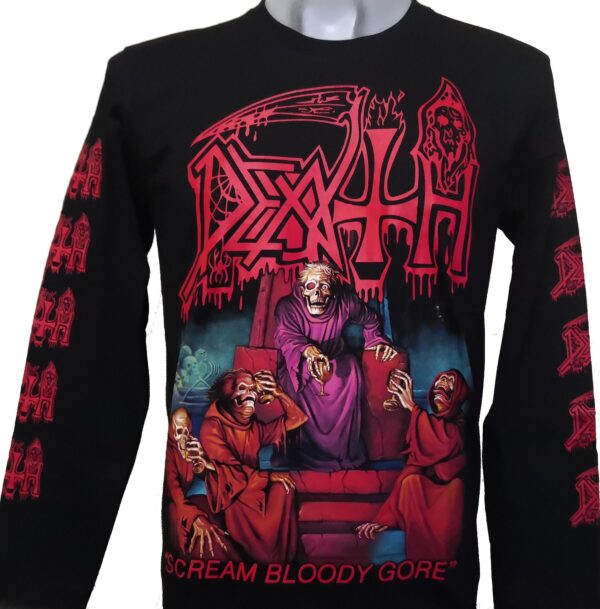 Death long-sleeved t-shirt Scream Bloody Gore size M